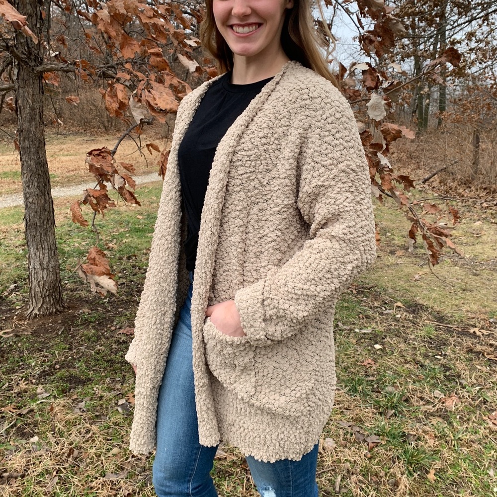 Tan Cardigan